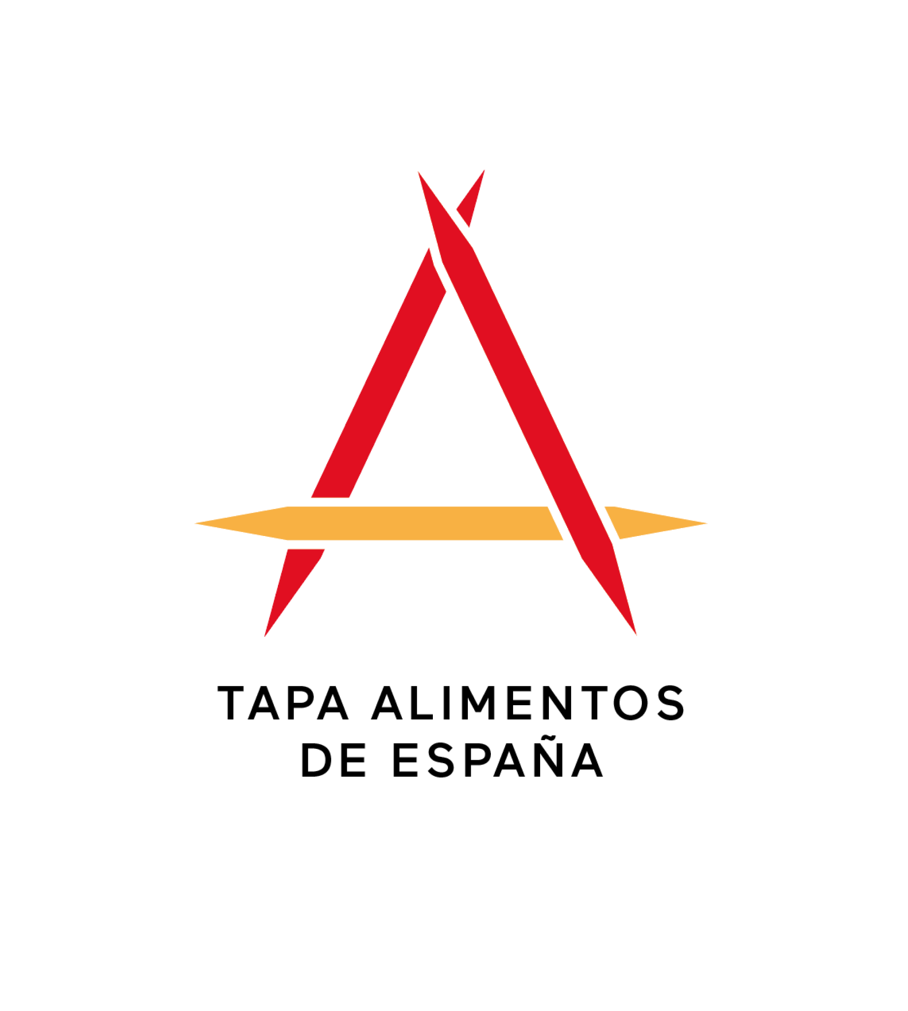 <span><span>Logotip en blanc i negre per a l'esdeveniment TAPA ALIMENTS D'ESPANYA. Dissenyat per l'estudi esiete de branding i comunicaci&oacute;.</span></span>